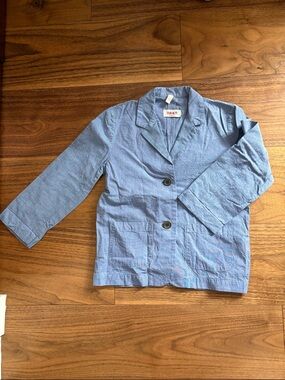 Children's Casual Light Blue Blazer Jacket by